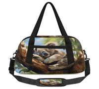Koala - Bolsa de lona para niños, niñas, adolescentes, lindo koala en el árbol, bolsa de gimnasio, para fin de semana, viajes, gimnasia, baile, ballet, multicolor