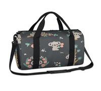 Koala - Bolsa deportiva de lona para fin de semana, bolsa de viaje, gimnasio, equipaje, bolsa de lona para niños, niñas, niños, mujeres y hombres