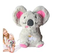 Koala Breathing Stuffed Animal - Stress Relief Plush Breathing Animal,Plush Serenity Plush Animal With Musical Lights & Rhythmic Breathing Motion For Adults And Kids
