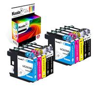 Koala - Cartucho de Tinta Compatible para Brother LC223XL para DCP-J4120DW DCP-J562DW MFC-J5320DW MFC-J480DW MFC-J680DW MFC-J4620DW MFC-J5620DW MFC-J5625DW (Negro Cian y Magenta Amarillo)