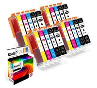 Koala Cartuchos de Tinta/Cartuchos de Impresora 20 Multipack Repuestos para Canon PGI-525/CLI-526 Compatible con Canon Pixma MX885, MX895, iP4850, iP4950, iX6550, MG5150, 4 * Magenta, 4 * Amarillo