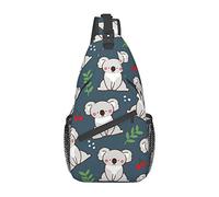 Koala Cherry Sling Bag, Chest Bag Daypack, Crossbody Sling Mochila para Viajes, Deportes, Correr, Senderismo