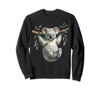 Koala Colgado en Rama Ilustración Sudadera
