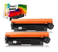 Koala Compatible Cartucho de Tóner Reemplazo para HP 17A CF217A para HP LaserJet Pro MFP M130nw M130 M130fw M130a M102a M130nw Impresoras (Negro, Pack de 2)