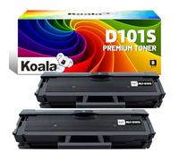 Koala Compatible Cartucho de Tóner Reemplazo para Samsung MLT-D101S para ML-2160 ML-2165 ML-2165W ML-2168 SCX-3405W SCX-3405F SCX-3405 SCX-3405FW SCX-3400 SF-760 SF-761 SF-760P (Negro, Pack de 2)