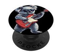Koala de roca sonriente para una melodía alegre PopSockets PopGrip Adhesivo