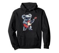Koala de roca sonriente para una melodía alegre Sudadera con Capucha