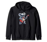Koala de roca sonriente para una melodía alegre Sudadera con Capucha