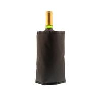 Koala Spain Enfriador de Vino con Gel Rápido Enfriamiento Compartimentado, 4 Capas Anti-condensación, Color Negro, Velcro Ajustable Bot. Vino o Cava, Incluye Regalo Lámina Antigoteo