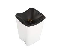 Koala Escupidera de Cata 2 en 1 con Función de Cubitera - 2,5 L, para 1-2 Botellas - Apilable, Reutilizable - Ideal para Eventos, Vino y Hostelería - Color Blanco y Negro