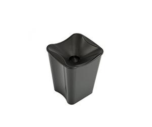 Koala Escupidera de Cata 2 en 1 con Función de Cubitera - 2,5 L, para 1-2 Botellas - Apilable, Reutilizable - Ideal para Eventos, Vino y Hostelería - Color Negro