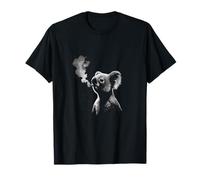 Koala Fumando Vaping En Paz Durante La Noche Cielo Arte Camiseta