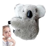 Koala Hair Clip - Cute Animal Hair Accessory for Women | Soft Plush Design with Strong Grip Adorable Style for Everyday Outfits Parties or Themed Costumes Strong Grip Mechanism Encourages Self