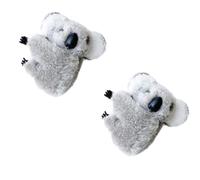 Koala Hair Clip for Girls Plush Claw Soft and Comfortable Hairpin Strong Grip for Daily Sweet Hairstyles Novelty Accessory