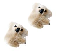 Koala Hair Clip for Girls Plush Claw Soft and Comfortable Hairpin Strong Grip for Daily Sweet Hairstyles Novelty Accessory