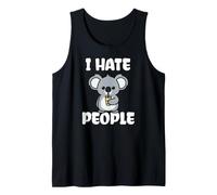 Koala I Hate People Camiseta sin Mangas