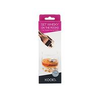Koala Internacional Hosteleria Kit para Whiskey con 4 Piezas, Acero Inoxidable, Gris, 0 cm