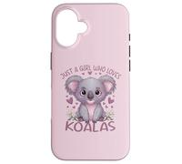 Koala Just a Girl Who Loves Koalas Carcasa para iPhone 16