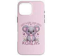 Koala Just a Girl Who Loves Koalas Carcasa para iPhone 16 Pro Max