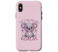 Koala Just a Girl Who Loves Koalas Carcasa para iPhone X/XS
