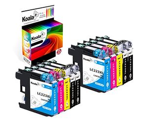 Koala LC223XL Cartuchos de Tinta Compatible con Brother LC223 XL LC223XL para Brother DCP-J4120DW DCP-J562DW MFC-J5320DW MFC-J480DW MFC-J680DW MFC-J4620DW MFC-J5620DW MFC-J5625DW Cartucho (10Pack)