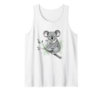 Koala Mama Bebé Madre Niño Mamá Amor Camiseta sin Mangas