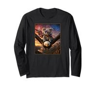 Koala on Bald Eagle - Gafas de Bandera Estadounidense de EE. UU Manga Larga