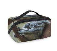 Koala On Tree - Bolsas de maquillaje de viaje para mujeres, hombres, niñas, niños, bolsa de lavado de koala, bolsa de aseo portátil, organizador de artículos de tocador cosméticos