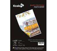 KOALA Papel Fotográfico Láser Brillante de Doble cara, A3, 200 g/m², 100 hojas, para impresoras LASER. Adecuado para imprimir Fotos, Portadas, Certificados, Folletos, Volantes, Tarjetas, Calendarios