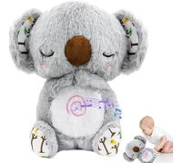 Koala para Aliviar La Ansiedad, Oso K-oala Relajante, Nutria Bebe Dormir, Ko-ala Peluche, Koa-la Peluche Que Respiras, Koala Que Respira, Koal-a con Luces Musicales y Movimiento de Respiración (M2)