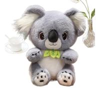 Koala Premium Stuffed Soft Plush Animal Doll, 13.78x7.87x5.91 pulgadas Safe & Kid Friendly Design, Cuddly Marsupial for Car Seat, Home, Bedroom, Travel, Living Room, Classroom, Nursery, Playroom, Kids