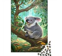 Koala Puzzle Adulte 1000 Teile Jeu Éducatif Jouets Défi Artisanat Cadeau Famille Décor À La Maison Jeu D'adresse Pour Toute La Famille 1000pcs (75x50cm)