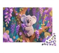 Koala Puzzles 1000 Pieza Animales Adorables Adulto Entretenimiento Creativo Decoración del Hogar Puzzle Regalos De Juego 1000pcs (75x50cm)