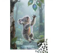 Koala Puzzles Pour Adultes 1000 Pièces Éducatif Challenge Toy Artisanat Cadeau Famille Décoration Intérieure Jeu D'adresse Pour Toute La Famille 1000pcs (75x50cm)