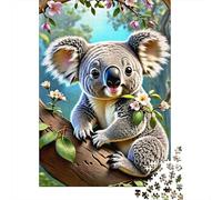 Koala Rama de Árbol Puzzle de 1000 Piezas Puzzle para Adultos Puzzle de Papel Puzzle para Toda la Familia Relajación Decoración 38x26cm/1000pcs