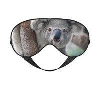 Koala relajado, Cubreojos completos Antifaz bloqueador de luz Antifaz para dormir Antifaz suave con los ojos vendados Noche