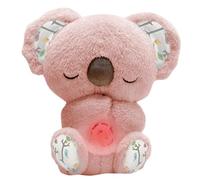 Koala Relajante para Aliviar el Estrés y la Ansiedad Con Luces de Música Sensoriales y Movimiento de Respiración Rítmica (Rosa)