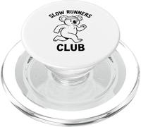 Koala Slow Runners Club Divertido Gráfico de Jogging PopSockets PopGrip para MagSafe