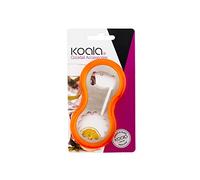 Koala Spain Abridor de Acero Inoxidable, para Abrir Cervezas y Tapones de Rosca, Borde de Plástico Color Naranja