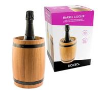 Koala Spain Barrel Cooler® Enfriador de Vino de Madera en forma de Barrica con Gel Congelante