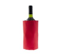 Koala Spain Enfriador de Vino con Gel Rápido Enfriamiento Compartimentado, 4 Capas Anti-condensación,Color Roja, Velcro Ajustable Bot. Vino o Cava, Incluye Regalo