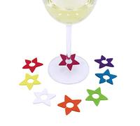 Identificador de Copas Koala Estrella Plástico Multicolor 8 Piezas (12,8 x 5 x 13,7 cm)