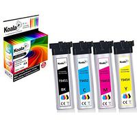 Koala T9451 Cartucho de Tinta Compatible para epson T9451 T9452 T9453 T9454 Multipack Workforce Pro WF-C5710 WF-C5290 WF-C5210 WF-C5790 WF-C5210DWF WF-C5290DWF WF-C5710DWF WF-C5790DWF (4-Paquetes)