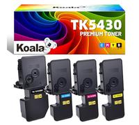 Koala TK5430 Cartuchos de tóner Compatible para Kyocera TK-5430 TK5430 para Ecosys MA 2100cfx 2100cwfx PA 2100cx PA 2100cx (Negro Cian Amarillo Magenta)