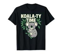 Koala-Ty Time Quotes Cita Lazy Koala Lover Animal Cute Cart Camiseta