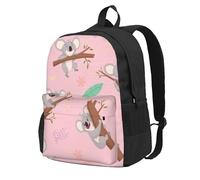 Koala, un animal salvaje australiano adorable,Mochila con bolsillos, mochila informal para el día a día, resistente al agua, ideal para la escuela, viajes