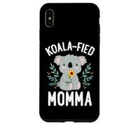 Koalafied Momma Koala Bear Girasol Floral Día de la Madre Carcasa para iPhone XS MAX