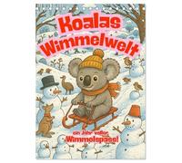 Koalas Wimmelwelt ein Jahr voller Wimmelspass! (Tischkalender 2026 DIN A5 hoch), CALVENDO Monatskalender: Der liebenswerte Koala erlebt jeden Monat ... Wimmelbildern, die Groß und Klein begeistern.