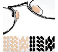 Koanhinn 1 juego de almohadillas nasales para gafas, espuma suave, esponja autoadhesiva, almohadillas antideslizantes, accesorios para los ojos para gafas de sol, gafas de niños (1 mm)