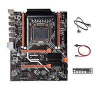 Koanhinn 1 juego de placa base de escritorio X99T + cable + cable de interruptor + deflector LGA2011 V3 M.2 NVME NGFF soporte E5 2666 2673 V3 CPU